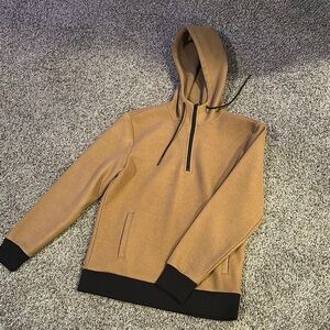 Tan and Black Hoodie
